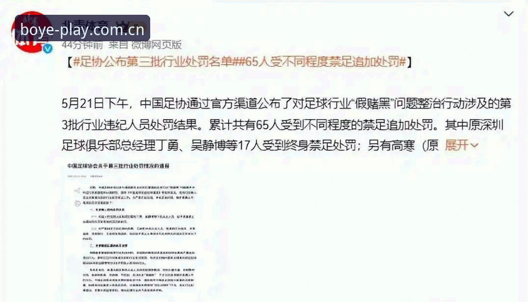 博业娱乐怎么注册使用技巧 5个关键维度解读足协第三批禁足名单背后的行业变革信号